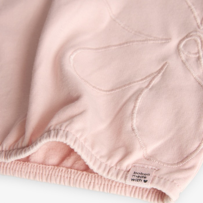 Bluza fete 4-16 ani bumbac vatuit, broderie florala, maneci bufante, roz Boboli [4]