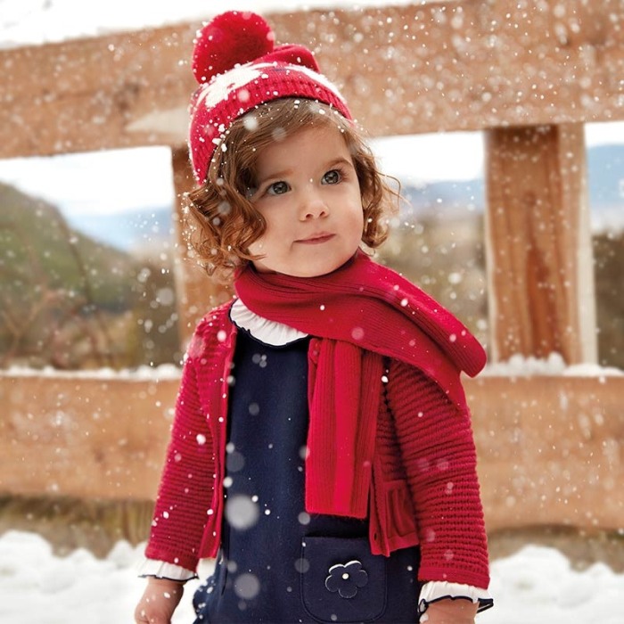 Bolero tricotat fete Mayoral rosu [3]