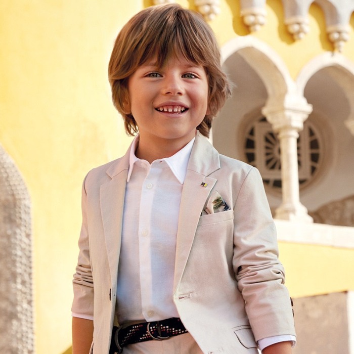 Camasa alba baiat 2-9 ani maneca lunga Mayoral, alba [3]