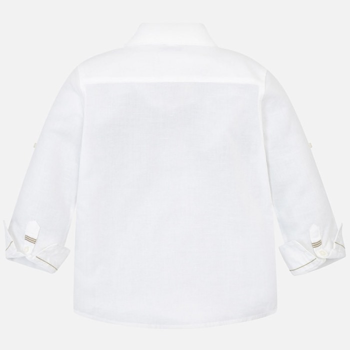Camasa alba baiat 2-9 ani maneca lunga Mayoral, alba [2]