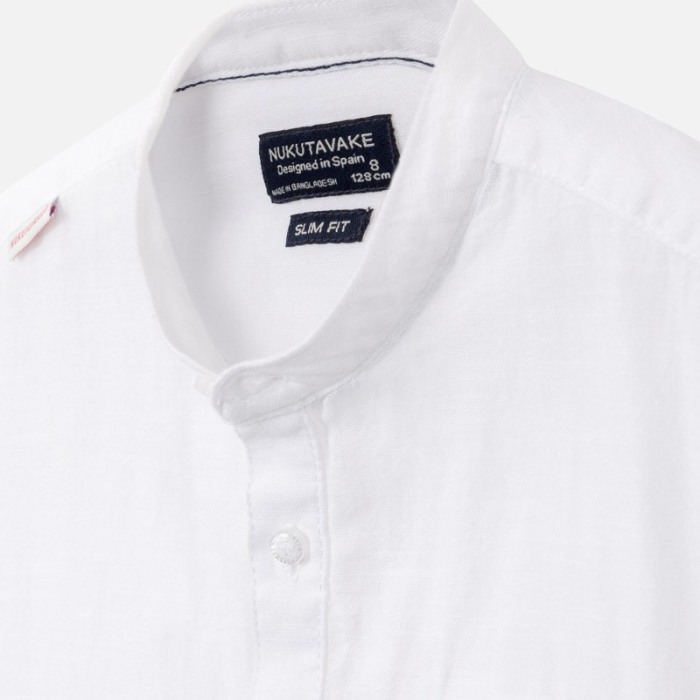 Camasa baiat alba, maneca scurta gluer mao, Mayoral [2]