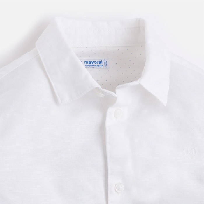 Camasa baiat Mayoral maneca lunga, alba [3]