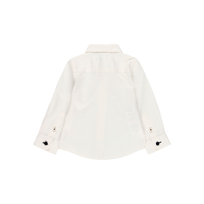 Camasa bebe baieti cu papion bleumarin, bumbac, Boboli [2]