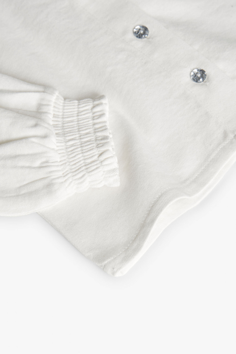 Camasa eleganta fetite, bumbac better cotton, ivoire, brand Boboli [4]