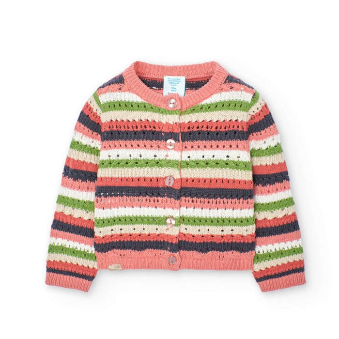 Cardigan tricot fetite, multicolor, Boboli [1]