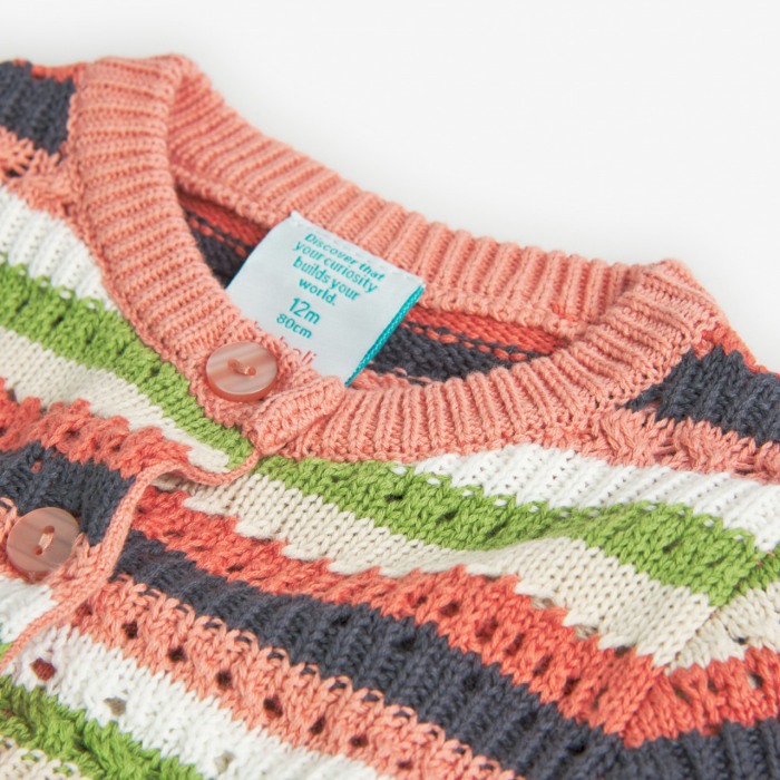 Cardigan tricot fetite, multicolor, Boboli [3]