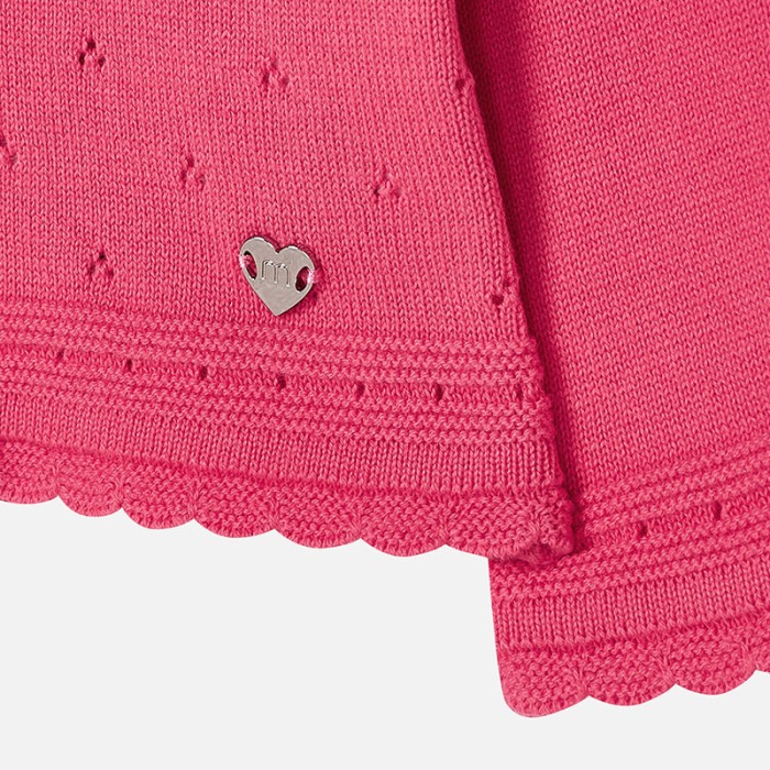 Cardigan tricotat fete , roz, Mayoral [3]