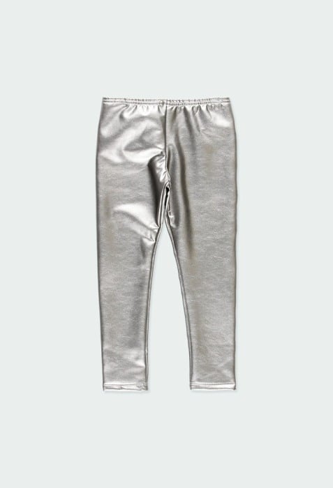 Colant ecopiele vatuit fete 4-16 ani, argintiu, brand Boboli [1]