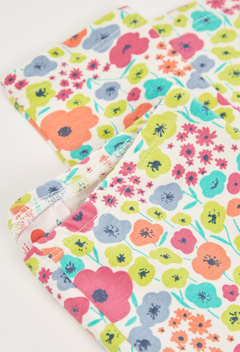 Colant fete 1-8 ani, imprimeu floral, brand Boboli [4]