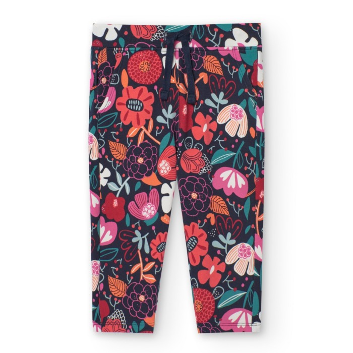 Colant vatuit fetite 1-8 ani, bumbac better cotton, imprimeu floral, brand Boboli [2]
