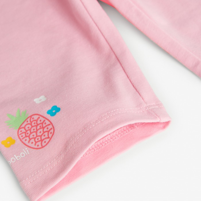 Colanti fetite 3/4, strech, roz, Boboli [4]