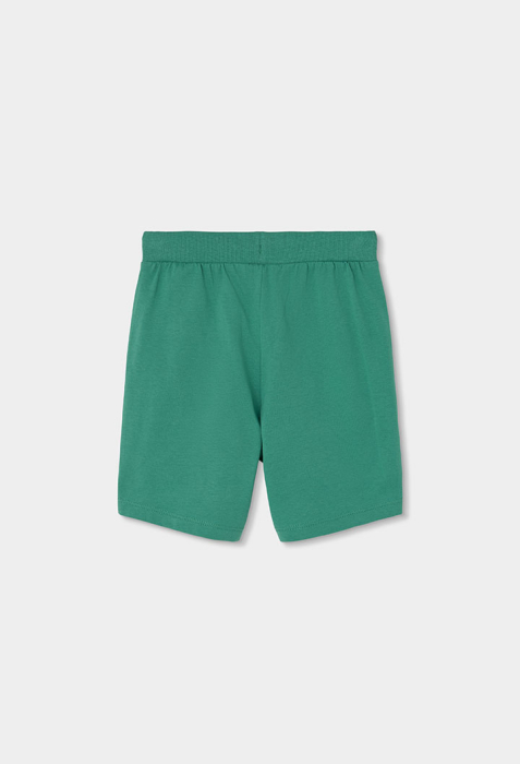 Compleu 2 piese vara baieti 1-10 ani ani, tricou cu bermuda verde, gri, brand Boboli [7]