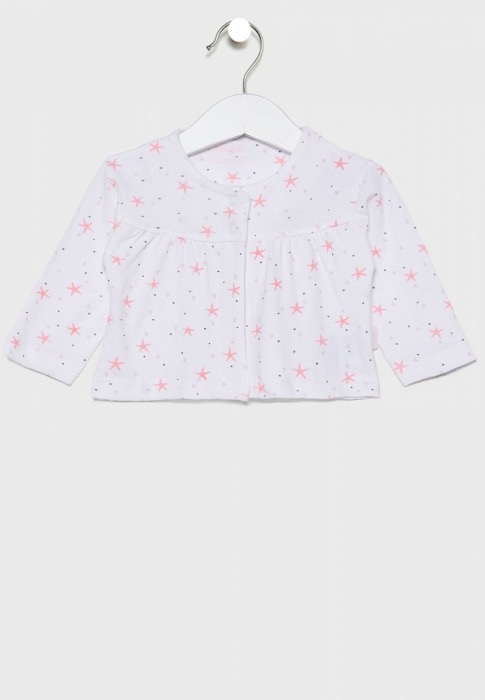 Compleu bebe fetita 3 piese ,0-12 luni , roz, Babybol [2]