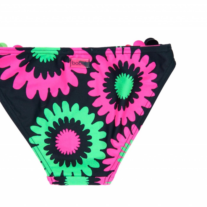 Costum baie 2 piese fete, aplicatii florale, Boboli [8]