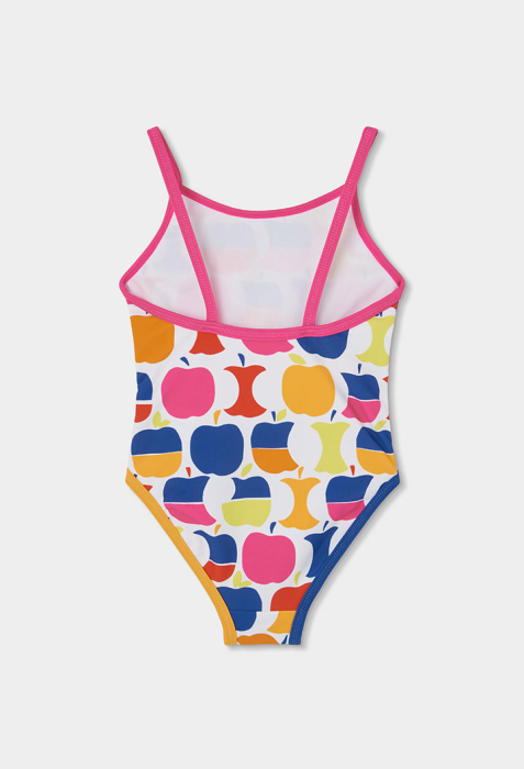 Costum baie fetite intreg cu imprimeu fructe , multicolor, brand Boboli [2]