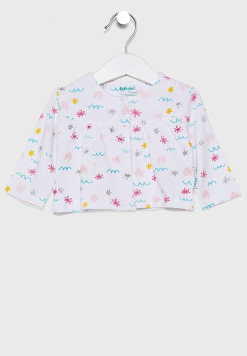 Costumas 3 piese bebe fetita, turcoaz,Babybol [2]