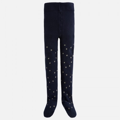 Dres bumbac fete Mayoral bleumarin cu stelute aurii [1]