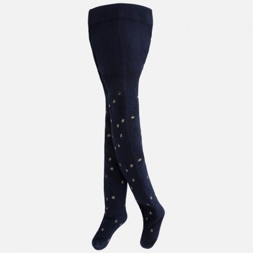 Dres bumbac fete Mayoral bleumarin cu stelute aurii [2]