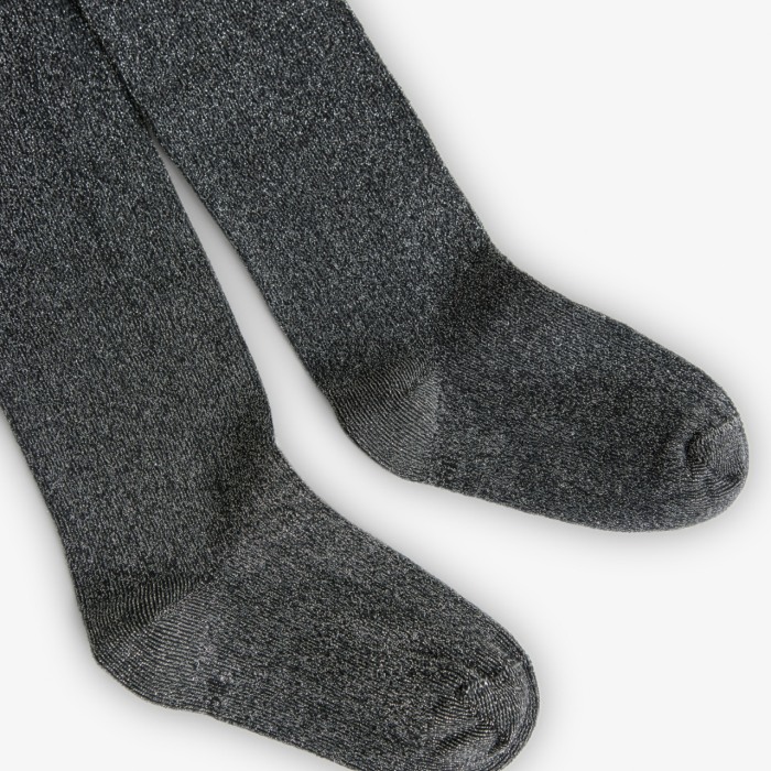 Dres elegant fete, 4-16 ani, bumbac better cotton, nergu cu fibre argintii, Boboli [2]