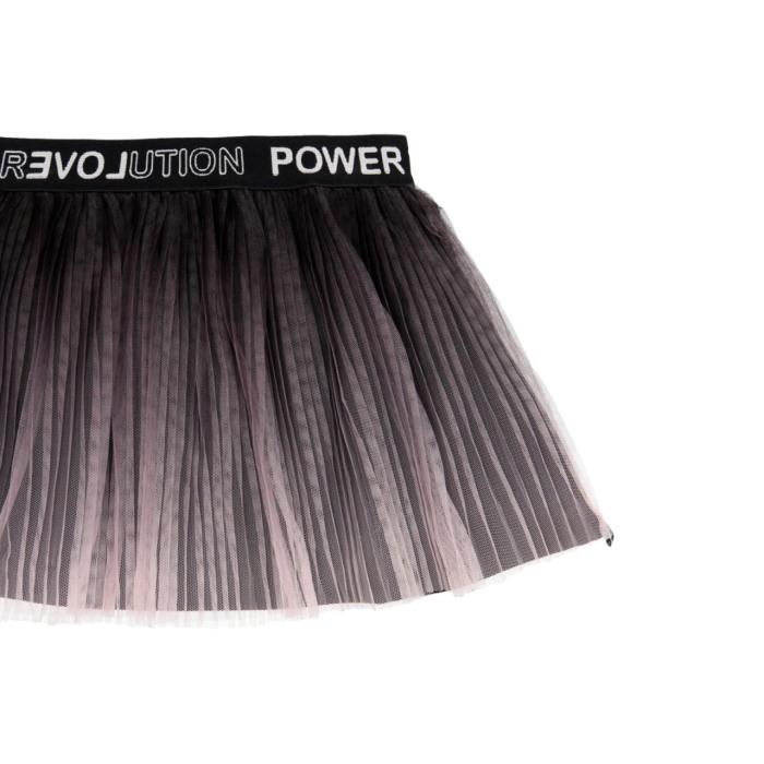 Fusta fetite plisee in degrade, roz, Boboli [3]