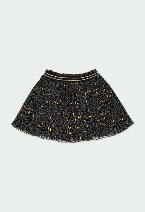 Fusta plisata fete 4-16 ani, animal print, gama CHIC Boboli [1]