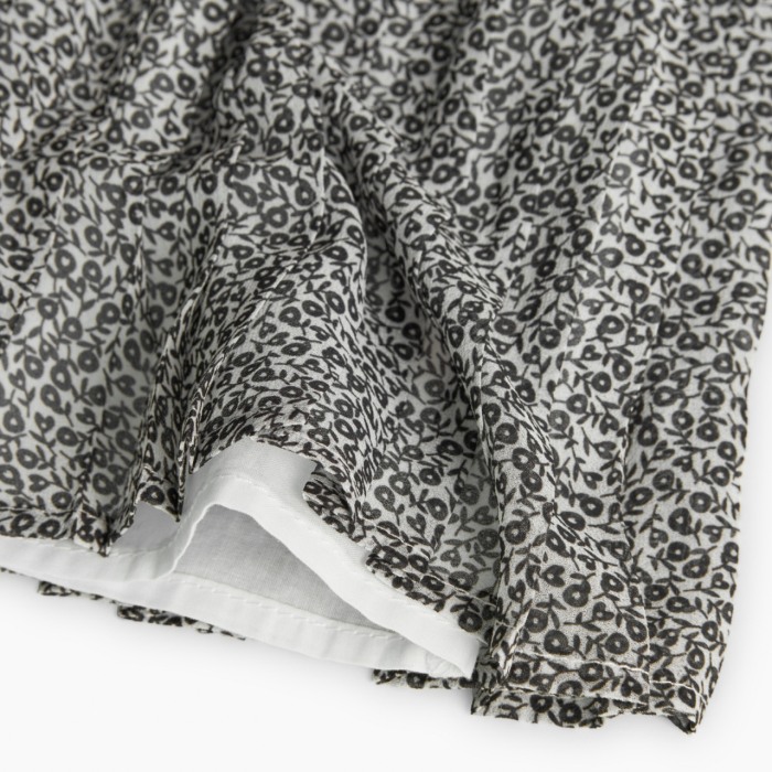 Fusta plisata fete 4-16 ani,imprimeu flori negre, brand Boboli [5]