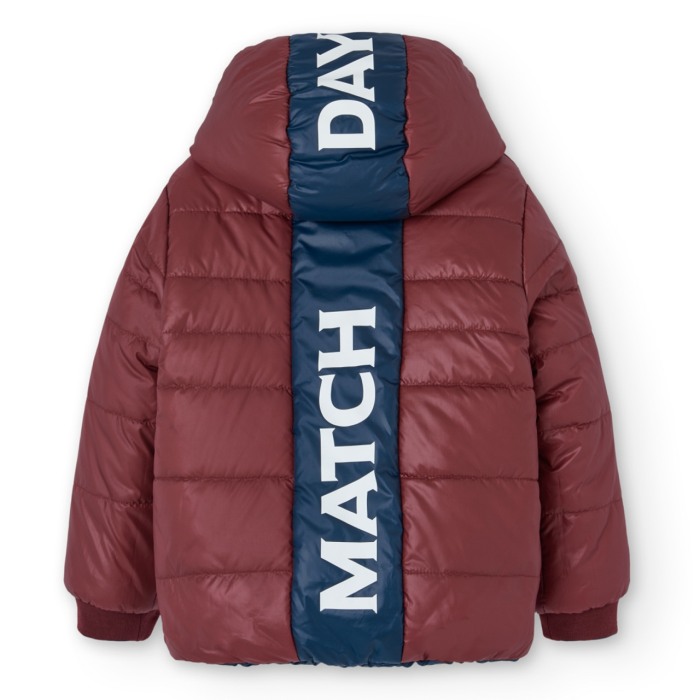 Geaca baiat reversibila, impermeabila, thermo, grena, brand Boboli [5]