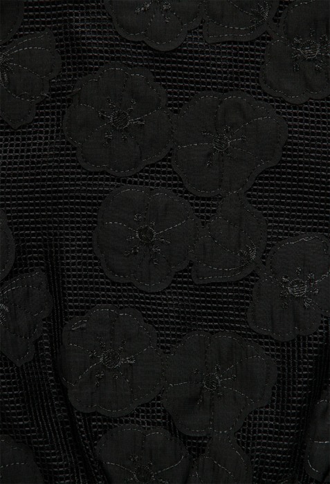 Geaca brodata fete 8-16 ani, neagra, Boboli [4]