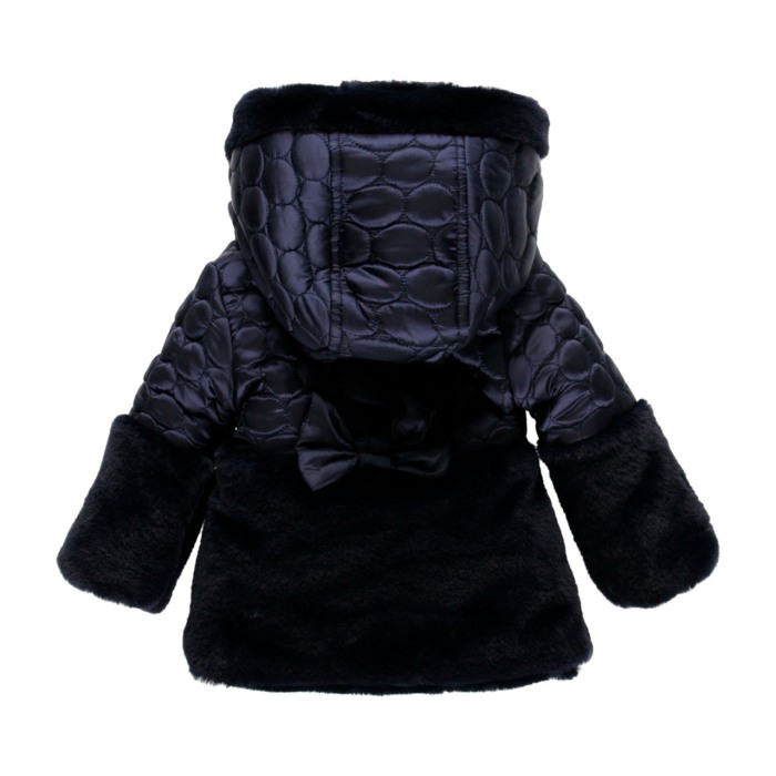 Geaca eleganta cu blanita , matlasata, navy, Boboli [2]