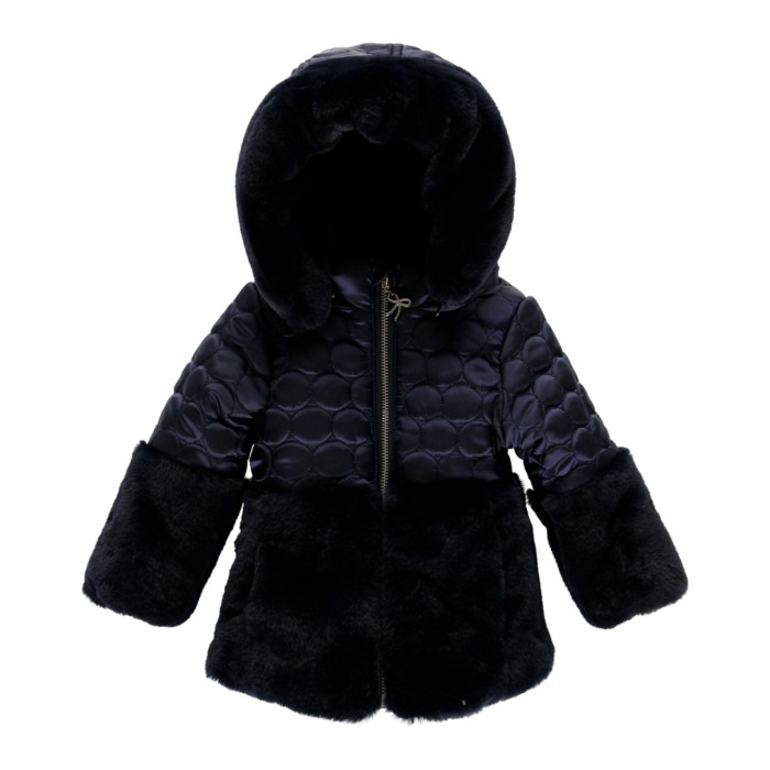 Geaca eleganta cu blanita , matlasata, navy, Boboli [6]