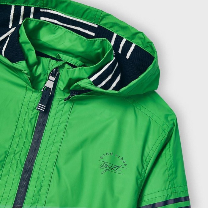 Geaca fas cu gluga baiat ,antivant, verde Mayoral [5]