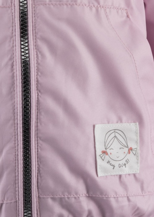 Geaca fas primavara fete cu gluga, lila , Losan [3]