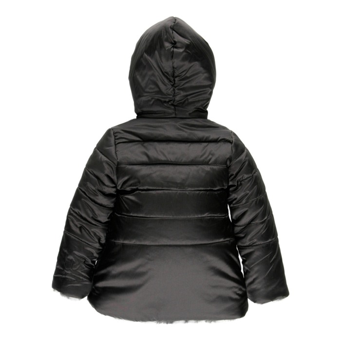 Geaca fete reversibila cu blanita, animal print, Boboli [7]