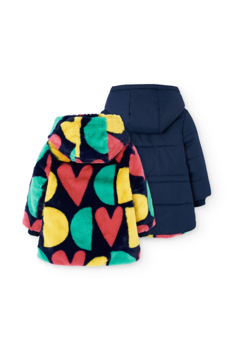 Geaca fete reversibila, multicolor, brand Boboli [2]