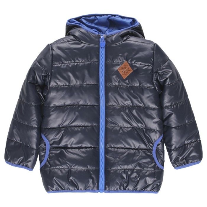 Geaca matlasata cu gluga baiat 4-16 ani, navy , Boboli [1]
