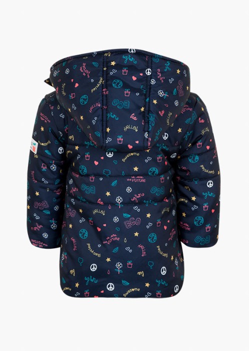 Geaca matlasata fetite 3-24 luni, navy, Losan [2]