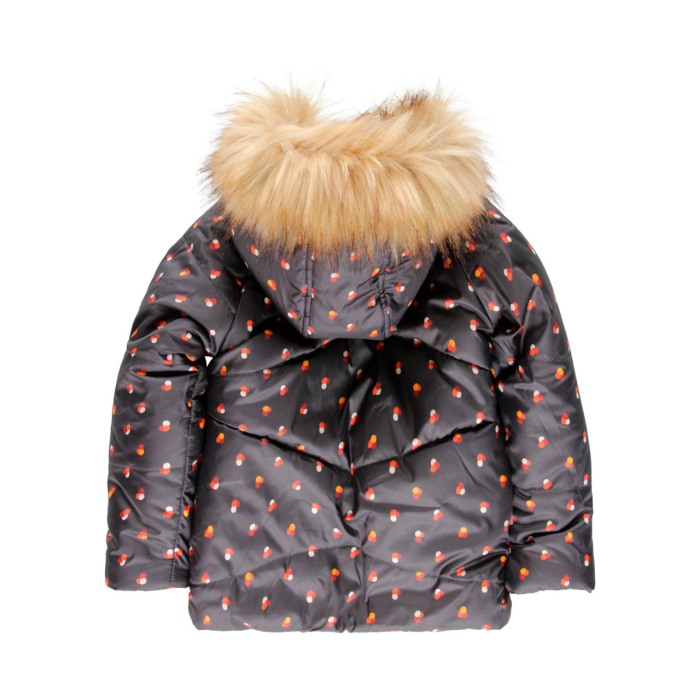 Geaca parka iarna fete 4-16 ani, reversibila, caramizie, Boboli [3]