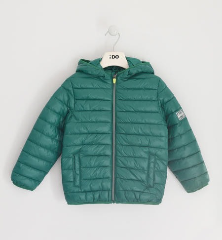 Geaca puf matlasata baiat 8-16 ani, verde , windproof, iDO [2]