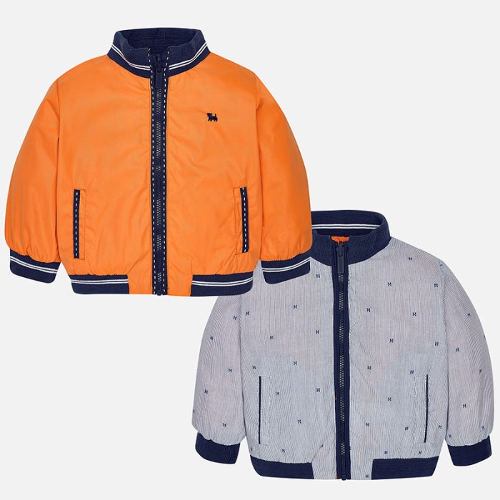 Geaca reversibila baiat , portocalie, Mayoral [5]