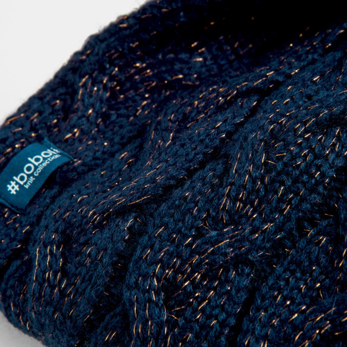Guler tricot fete, bleumarin cu fibre metalice, Boboli [4]