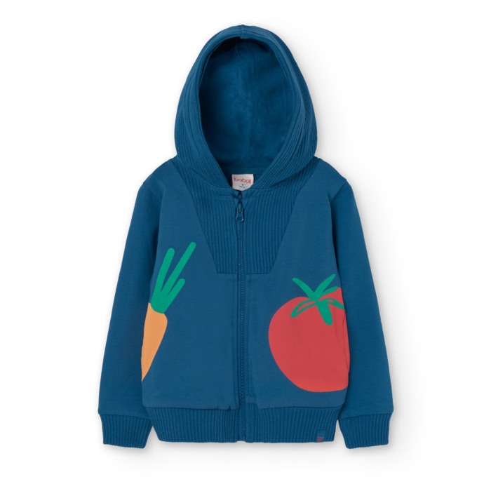 Hanorac fete cu gluga, imprimeu tomate, turcoaz, Boboli [5]