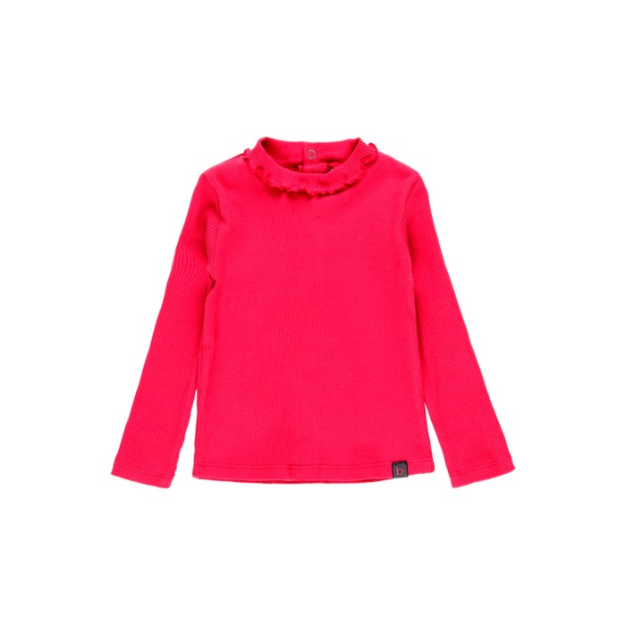 Helanca fete pe gat, bumbac, roz ciclam, Boboli [1]