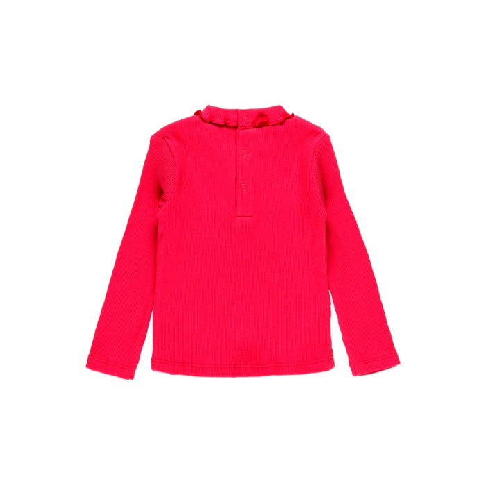 Helanca fete pe gat, bumbac, roz ciclam, Boboli [2]