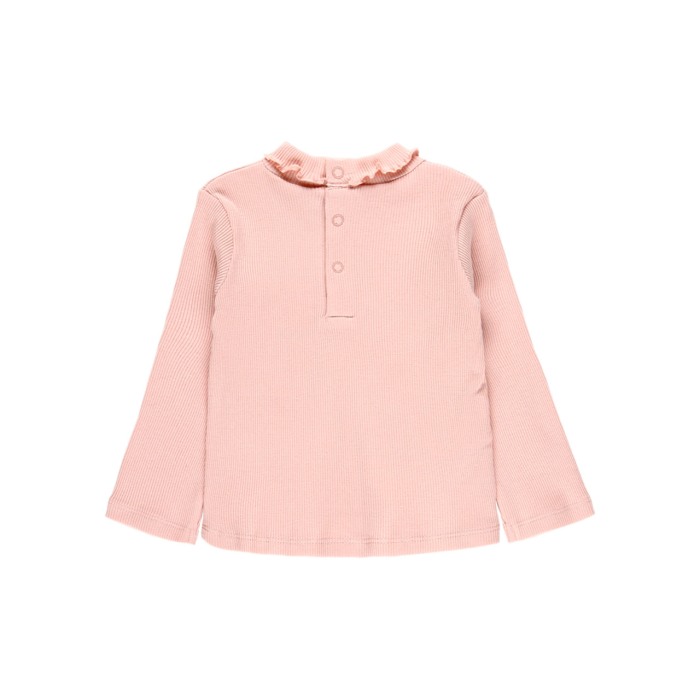 Helanca fete pe gat, bumbac, roz pudra, Boboli [2]