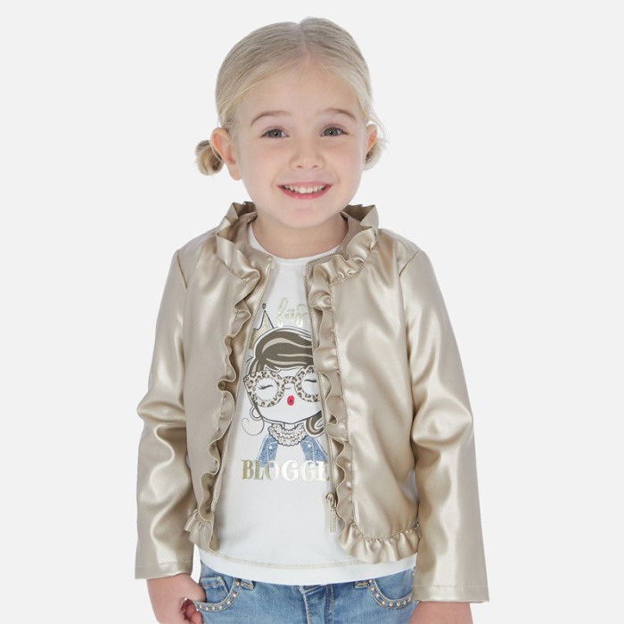 Jacheta aurie cu volanase Mayoral [4]