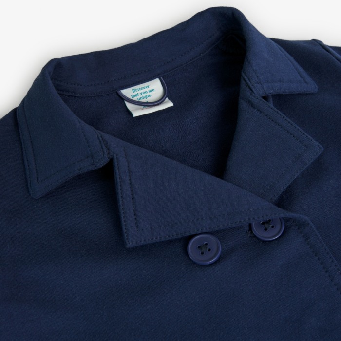 Jacheta bumbac fete, bleumarin, Boboli [3]