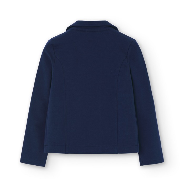 Jacheta bumbac fete, bleumarin, Boboli [2]