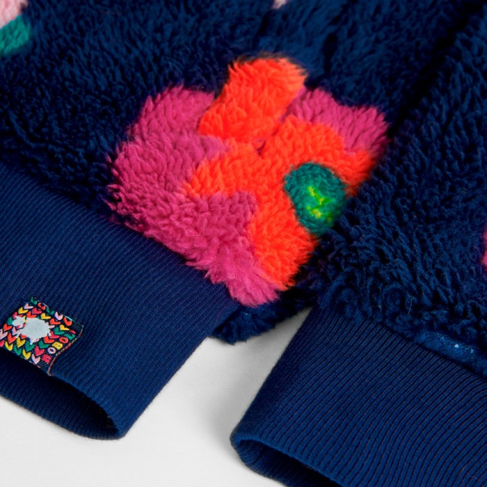 Jacheta fetite flufy, imprimeu floral, Boboli [4]