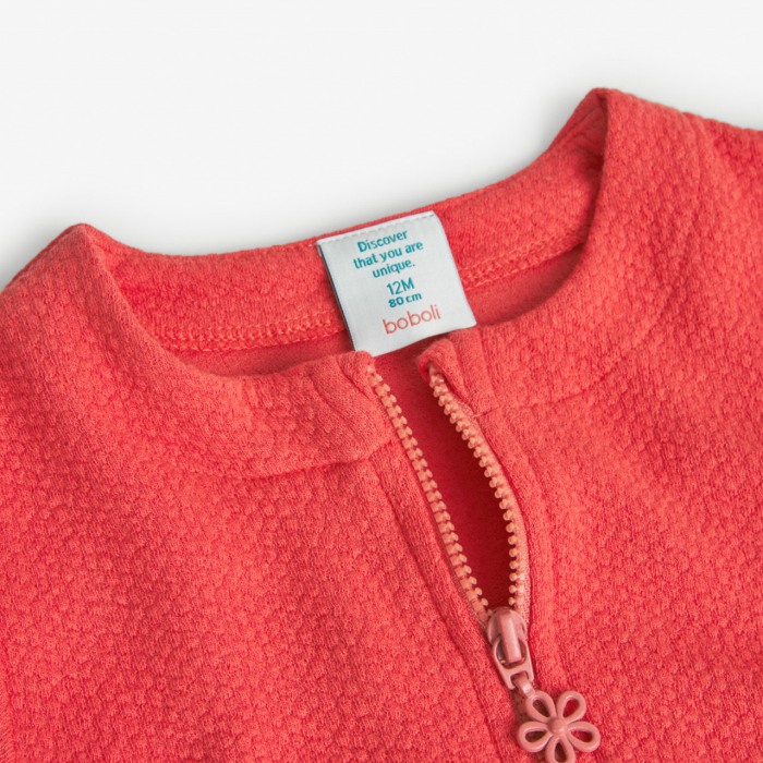 Jacheta fetite tricot, rosie, Boboli [3]