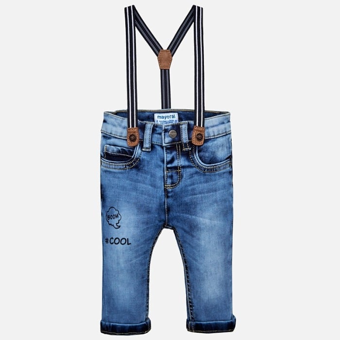 Jeans baiat cu bretele Mayoral [1]